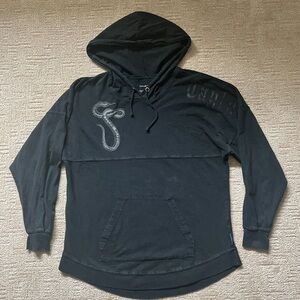 Taylor Swift RARE Reputation Black Hoodie w/ Embroidered Snake